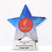 Gemara Dancestar Silver Blue Trophy