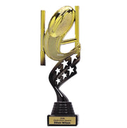 Rugby Gold Black Trophy