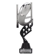 Rugby Silver Black Trophy