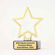 Twinkle Little Metal Star Trophy