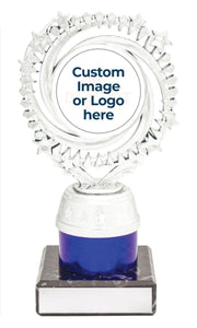 Interstella Silver Blue Trophy