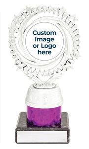 Interstella Silver Purple Trophy