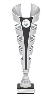 Lozenta Silver Black Cup