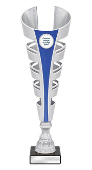 Lozenta Silver Blue Cup