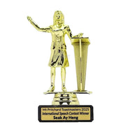 Female Public Speaking Figure Trophy