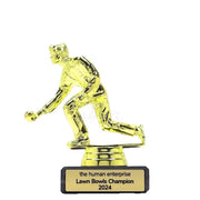 Male Bowls Figure Trophy