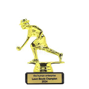 Female Bowls Figure Trophy