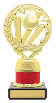 Lighthouse Cricket Gold Red Trophy