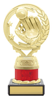 Lighthouse Baseball Gold Red Trophy