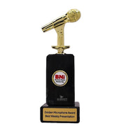 Microphone Marble Gold