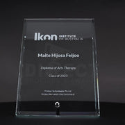 Prime Glass Plaque Trophy