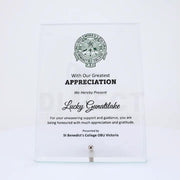 Prime Glass Plaque Colour Trophy