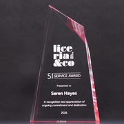 Glaciere Acrylic Red Award
