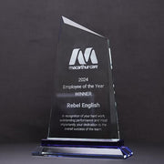 Eternity Peak Glass Trophy