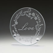 Glass Coaster Circle