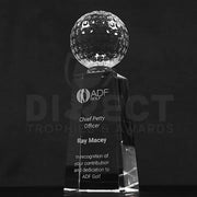 Golf Crystal Pedestal