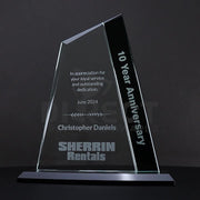 Elite Summit Glass Trophy