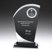 Glass Black Impulse Trophy