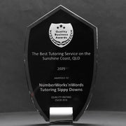 Cambridge Glass Metal Trophy