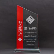 Radiance Peak Glass Trophy