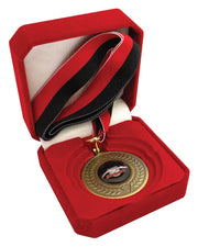 Crown Medal Box Red
