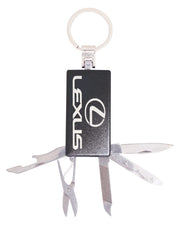 Engravable Keychain with Tools