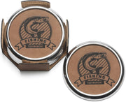 Leatherette Coaster