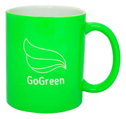 Coffee Mug Green Laserable