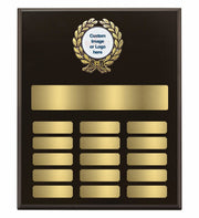 Black Timber Perpetual Plaque Trophy