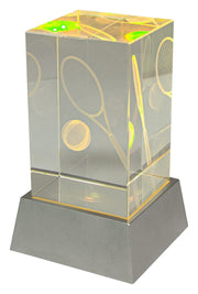 Luminary Tennis Crystal Trophy
