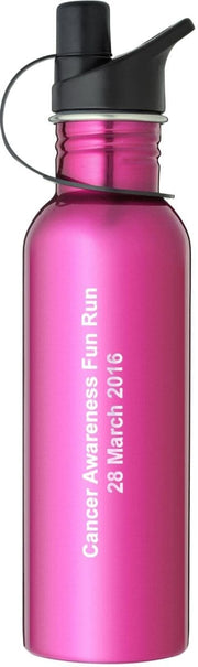 Laserable Pink Water Bottle 740ml