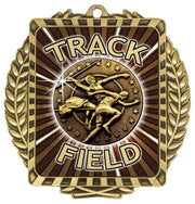 Lynx Wreath Track Field Medal