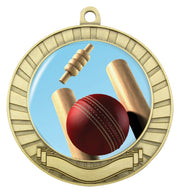 Eco Scroll Cricket Theme Medal