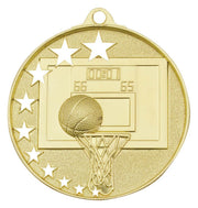 Basketball Hollow Stars Medal