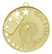 Maths Stars Medal Gold