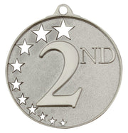 Second Place Stars Medal Silver