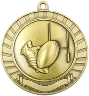 Eco Scroll Rugby Medal