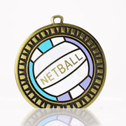 Ignition Netball Antique Gold Medal