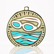 Ignition Swimming Shiny Gold Medal