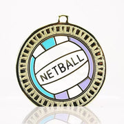Ignition Netball Shiny Gold Medal