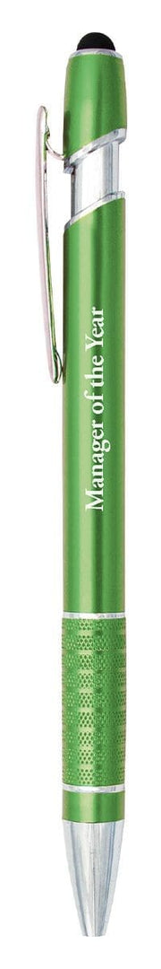 Stylus Ballpoint Aluminium Pen Green