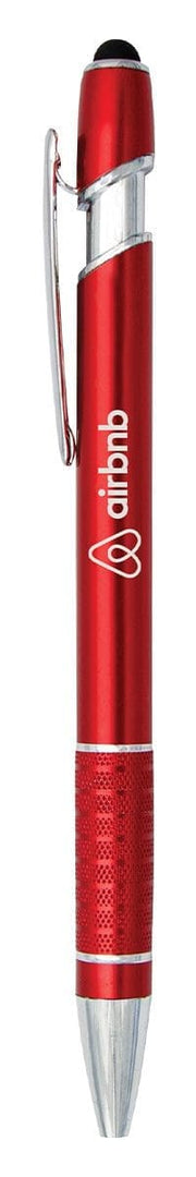 Stylus Ballpoint Aluminium Pen Red