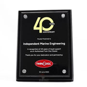 Acrylic Black Colour Plaque Award