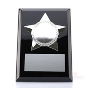 Star Black Trophy Plaque