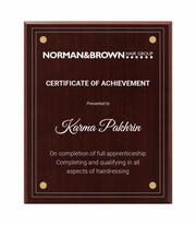 Rosewood Premium Floating Plaque