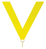 Neon Yellow V Neck Ribbon
