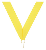 Yellow V Neck Ribbon