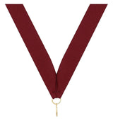 Maroon V Neck Ribbon