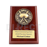 Spartan Skiing Plaque