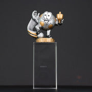 Football Character Budget Crystal Trophy